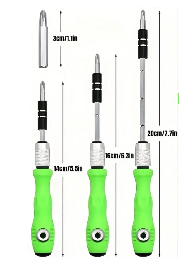32 in 1 Daugiafunkcis magnetinių atsuktuvų rinkinys