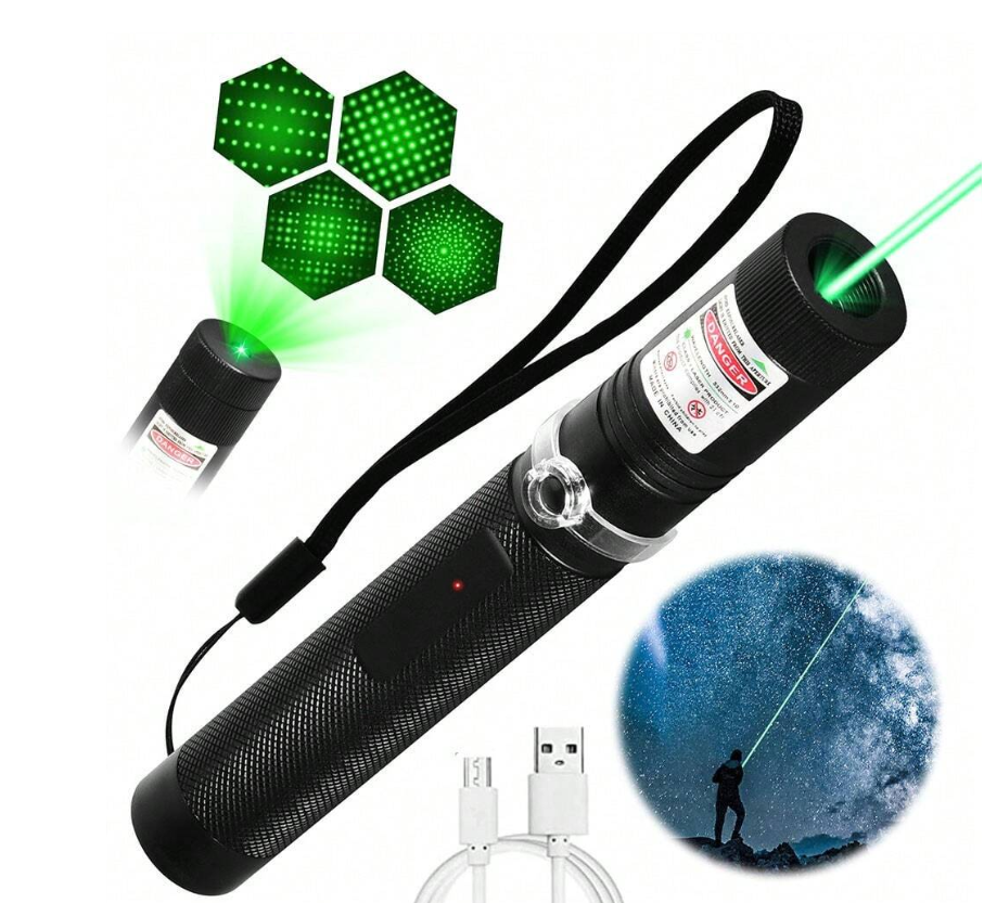 Įkraunamas Žalias Lazeris