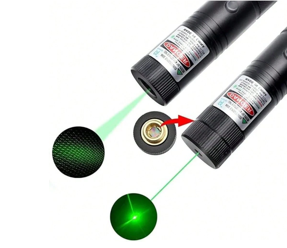 Įkraunamas Žalias Lazeris