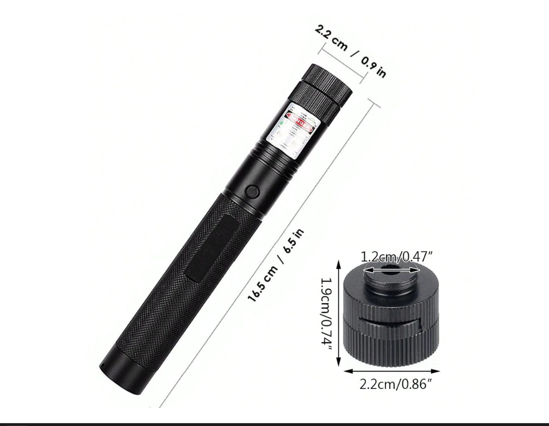 Įkraunamas Žalias Lazeris