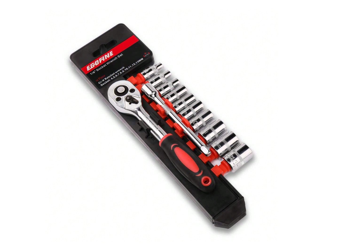 12 vnt Lizdinių Raktų Rinkinys – 1/4″