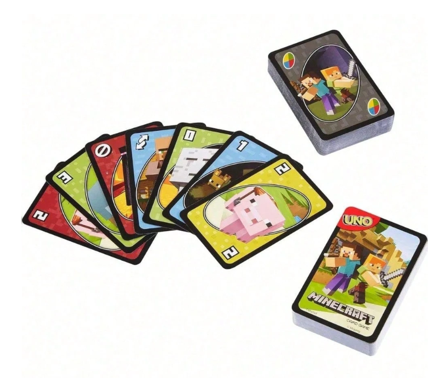 UNO Minecraft Kortų Žaidimas