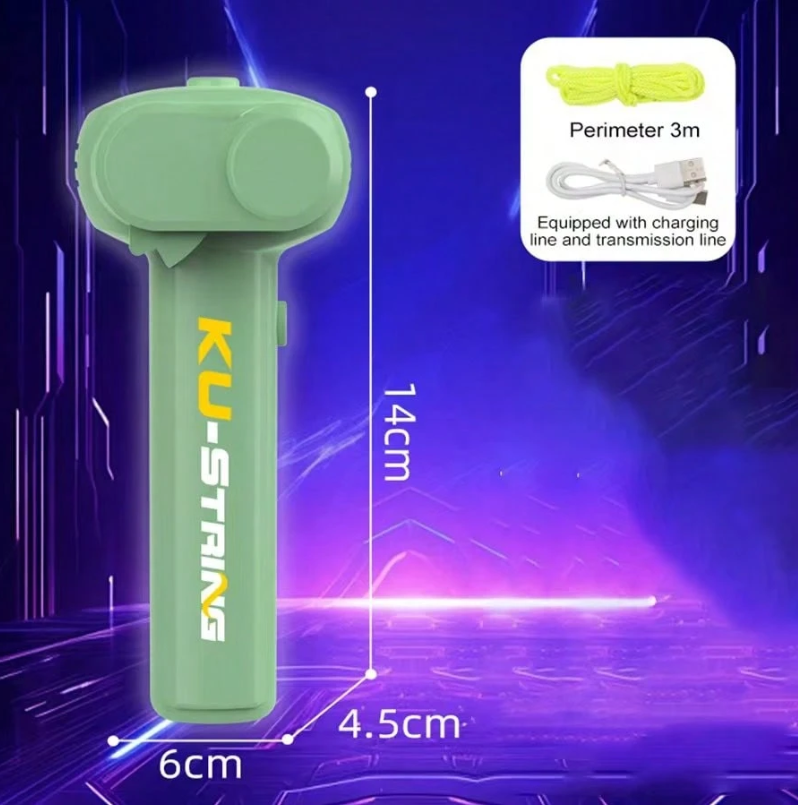 KU-STRING virvės paleidimo žaislas (žalia)