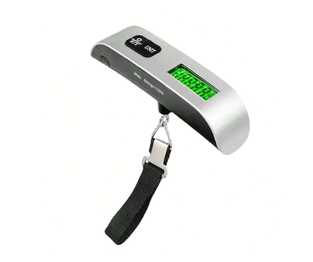 Skaitmeninė Nešiojama Bagažo Svarstyklė su LCD Ekranu