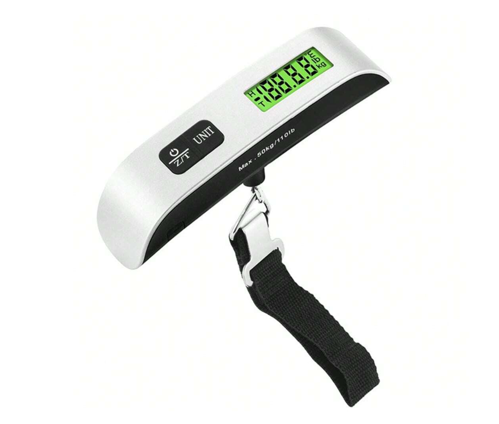 Skaitmeninė Nešiojama Bagažo Svarstyklė su LCD Ekranu