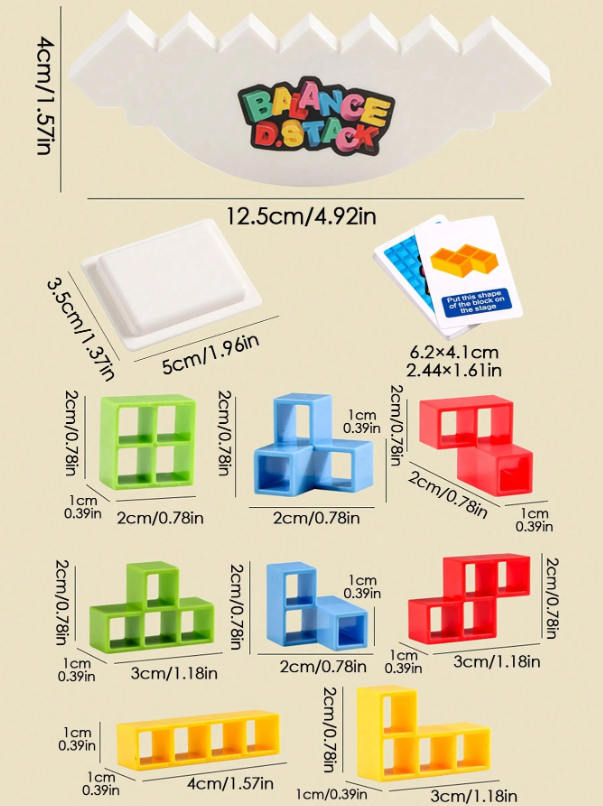 Tetris Stalo Žaidimas (32vnt)