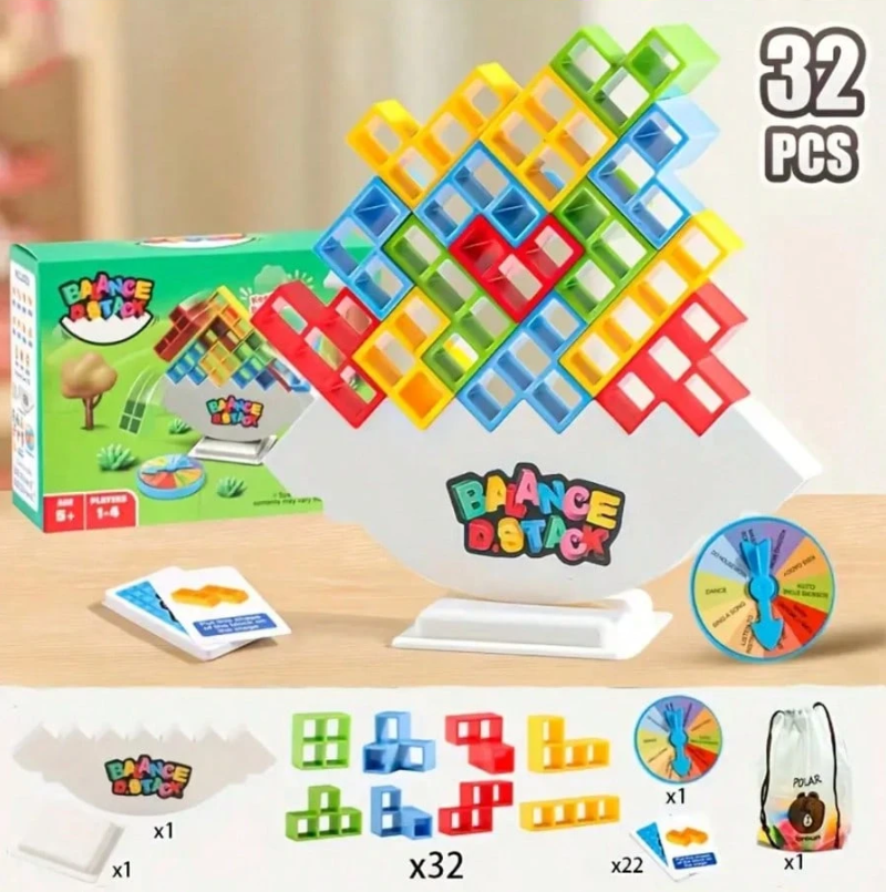 Tetris Stalo Žaidimas (32vnt)