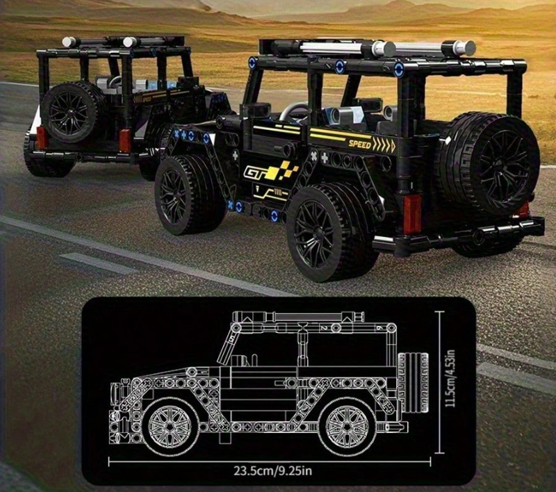 Visureigio Statybinių Blokų Konstruktorius (1000 dalių)