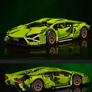 Superautomobilio Statybinių Blokų Konstruktorius (800 dalių)