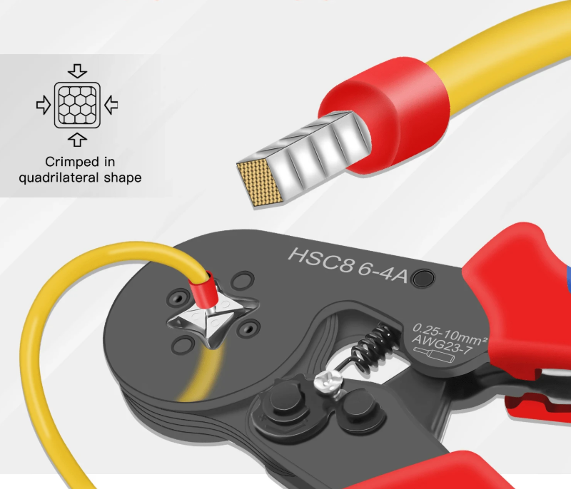 HSC8 Kabelių Antgalių Užspaudimo Replės