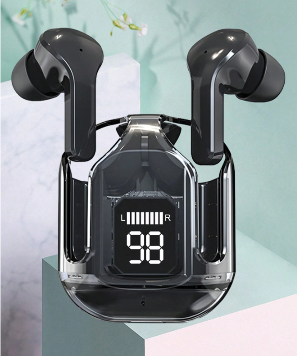 T2 Belaidės Bluetooth Ausinės (juoda)