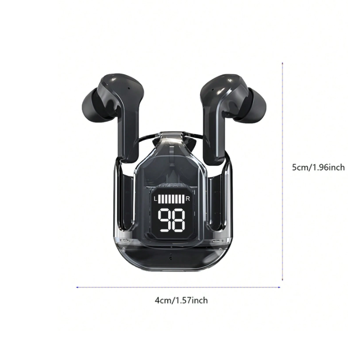 T2 Belaidės Bluetooth Ausinės (juoda)