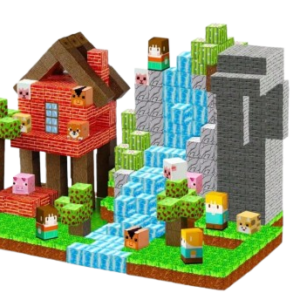 Magnetinių kaladėlių rinkinys 200vnt