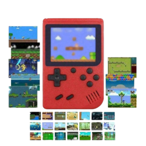400-in-1 Nešiojama Žaidimų Konsolė (raudona)