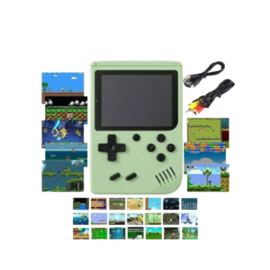 400-in-1 Nešiojama Žaidimų Konsolė (žalia)
