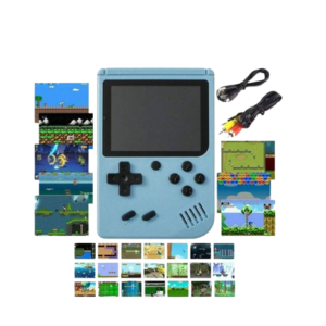 400-in-1 Nešiojama Žaidimų Konsolė (žydra)