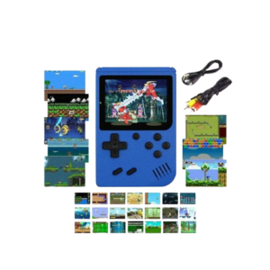 400-in-1 Nešiojama Žaidimų Konsolė (mėlyna)