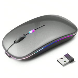 Belaidė RGB Kompiuterio Pelė (pilka)