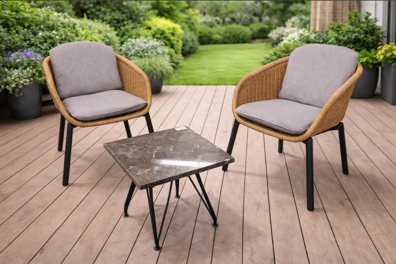 Lauko baldų komplektas, 2 vietų