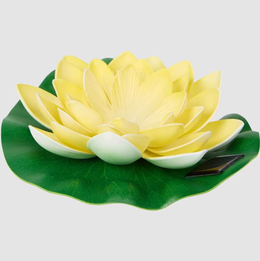 Vandens Lelija Su LED – Sodo Ir Tvenkinio Dekoratyvinė Lempa