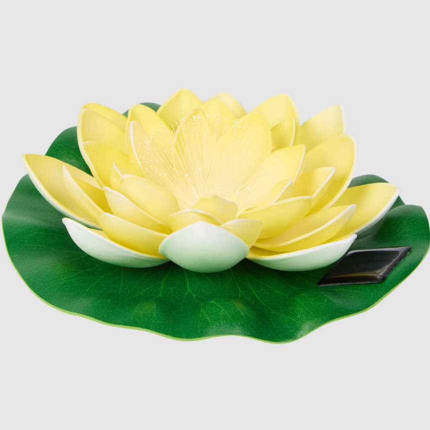 Vandens Lelija Su LED – Sodo Ir Tvenkinio Dekoratyvinė Lempa