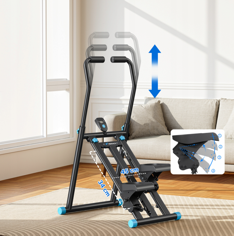 Sulankstomas Vertikalių Laiptų Treniruoklis – MERACH MR2448