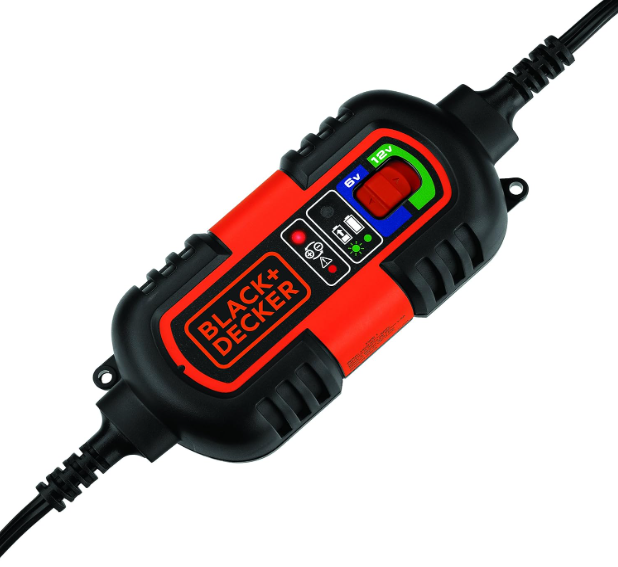 BLACK+DECKER Universalus Akumuliatoriaus Įkroviklis – 6/12 V