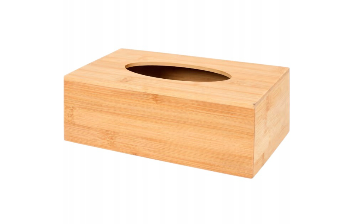 Bambukinis servetėlių dėklas – dekoratyvinis organizatorius