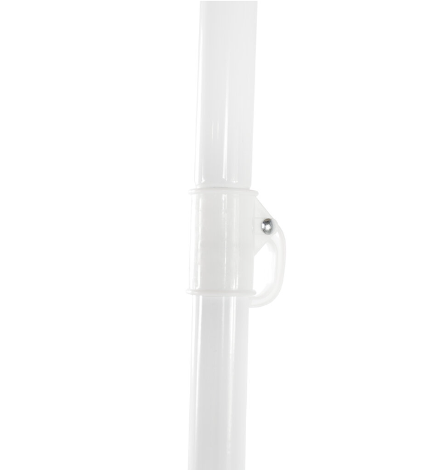 Mėlynas paplūdimio skėtis ∅150 cm – su reguliuojamu aukščiu