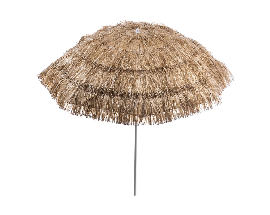 Kreminis paplūdimio skėtis ∅150 cm – su reguliuojamu aukščiu