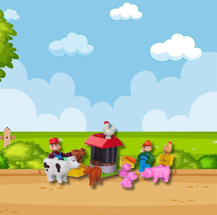 Kaladėlių konstruktorius – „Fermos gyvenimas“