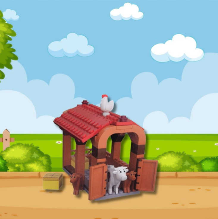 Kaladėlių konstruktorius – „Fermos gyvenimas“