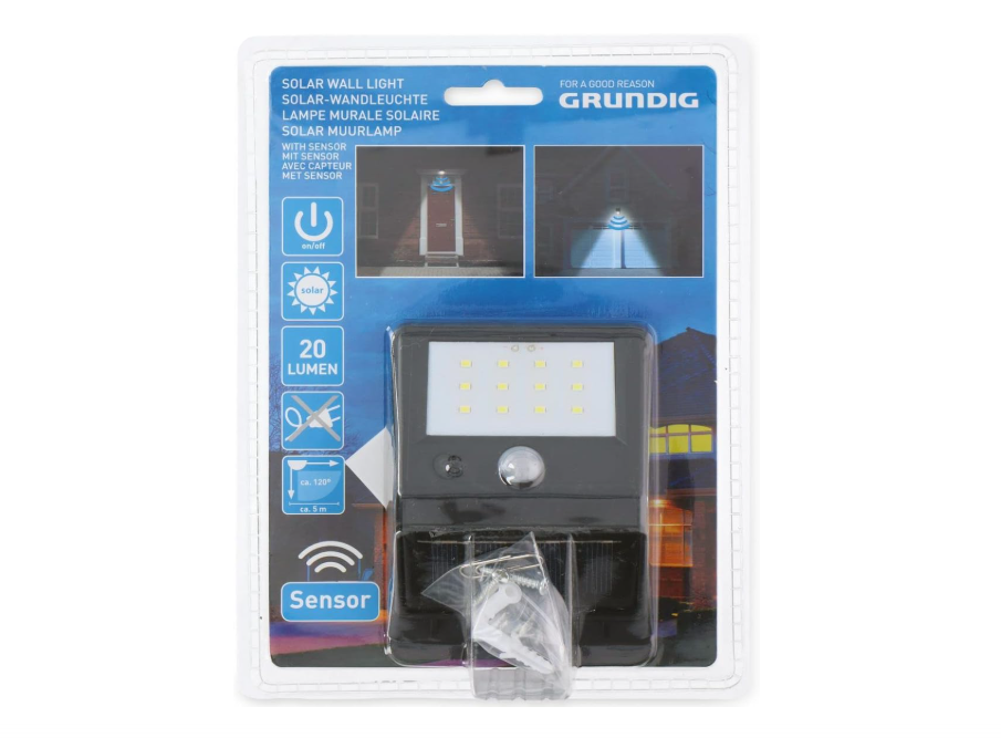 LED šviestuvas su judesio jutikliu - "GRUNDIG"