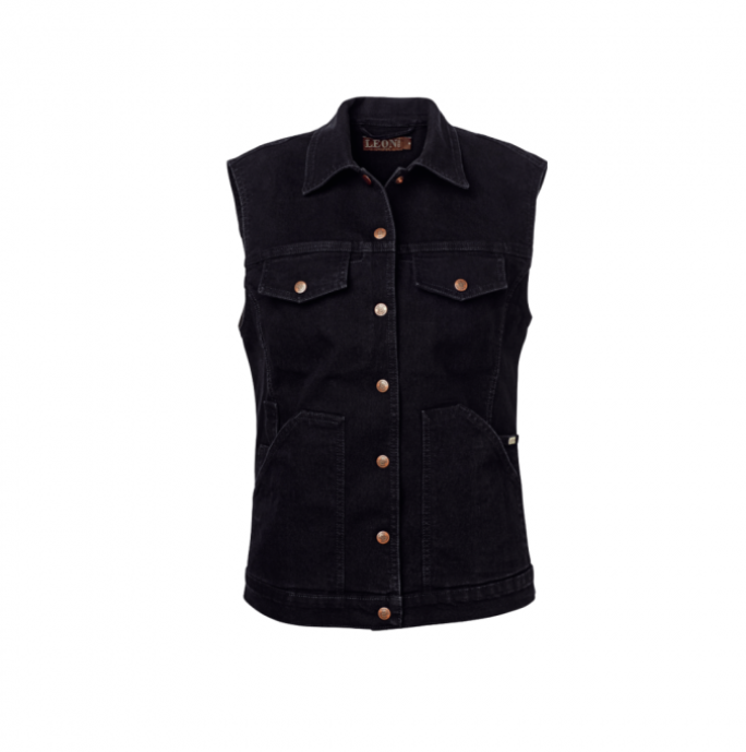 Moteriška džinsinė sodo liemenė