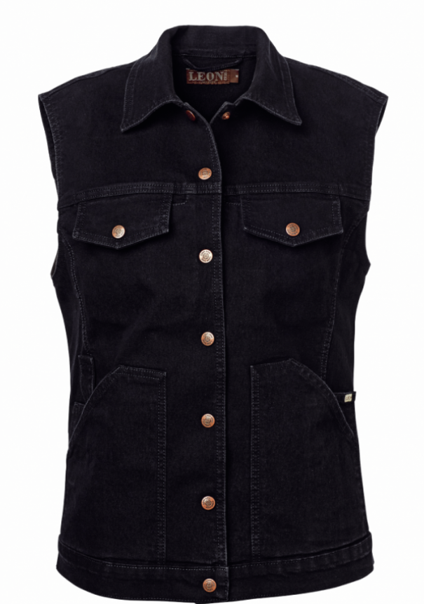 Moteriška džinsinė sodo liemenė