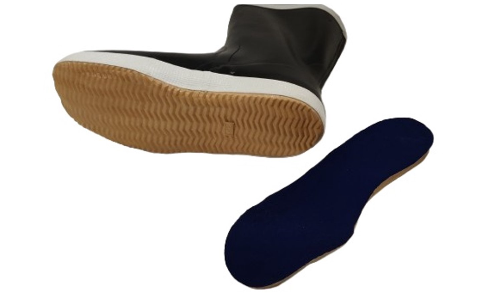 Guminiai lietaus batai su neslystančiu padu