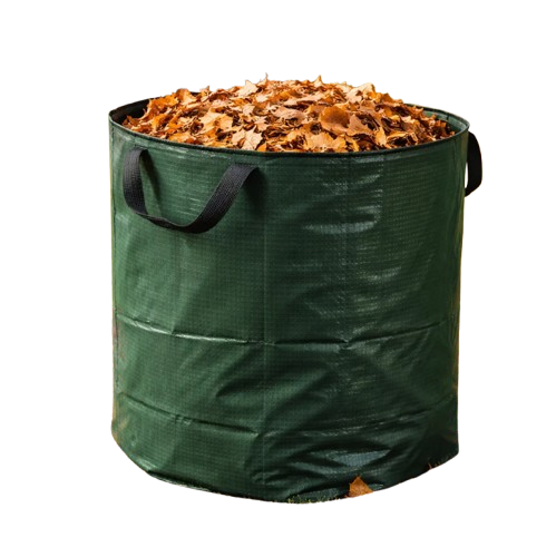 Sodo maišas 150 L – tvirtas maišas lapams ir sodo atliekoms (žalias)