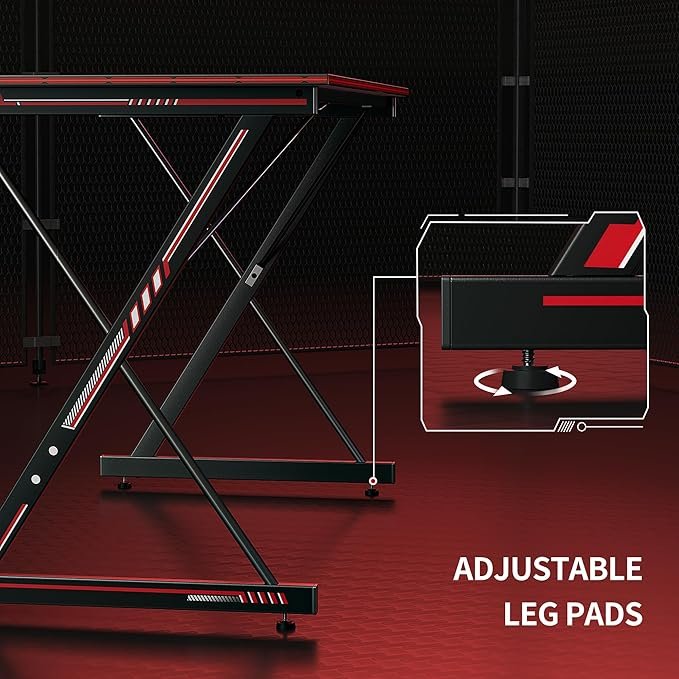 Gaming Kompiuterinis Stalas su Anglies Pluošto Paviršiumi