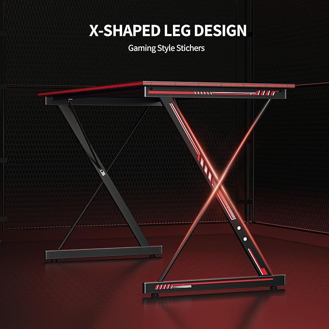 Gaming Kompiuterinis Stalas su Anglies Pluošto Paviršiumi