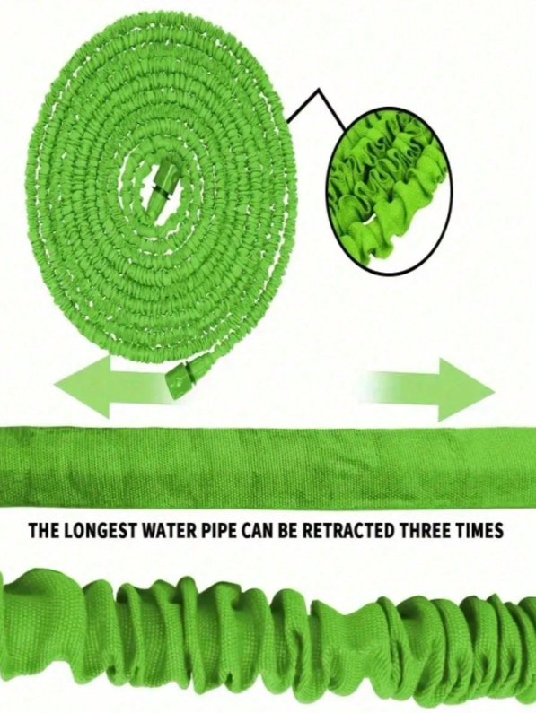 Reguliuojama sodo laistymo žarna su purškimo pistoletu