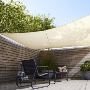 Kvadratinė markizė / saulės burė 3,6 × 3,6 m – “Genova”