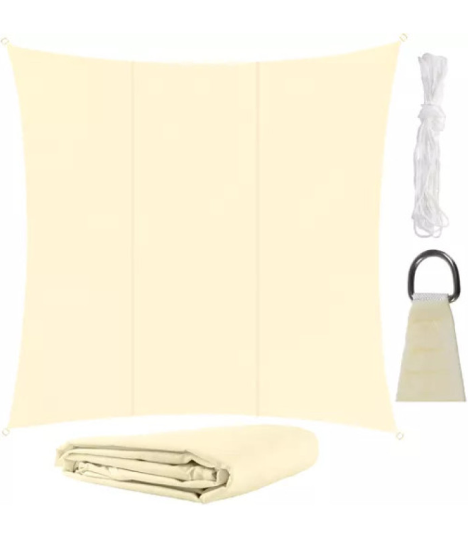 Kvadratinė markizė / saulės burė 3,6 × 3,6 m – “Genova”